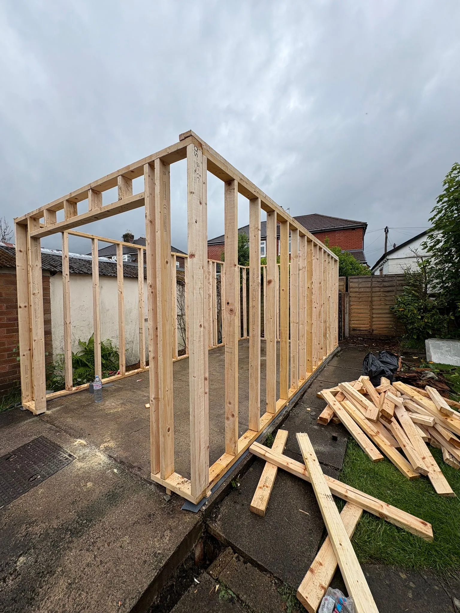 Building frame construction by LDG Joinery LTD, Bolton