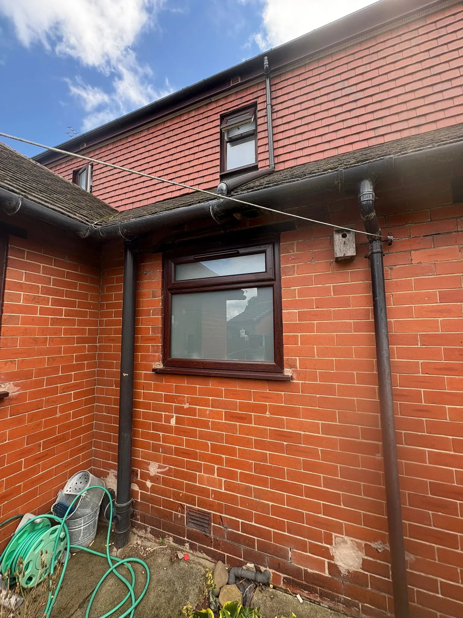 New upvc window installed on brick rear extension by LDG Joinery LTD, Bolton